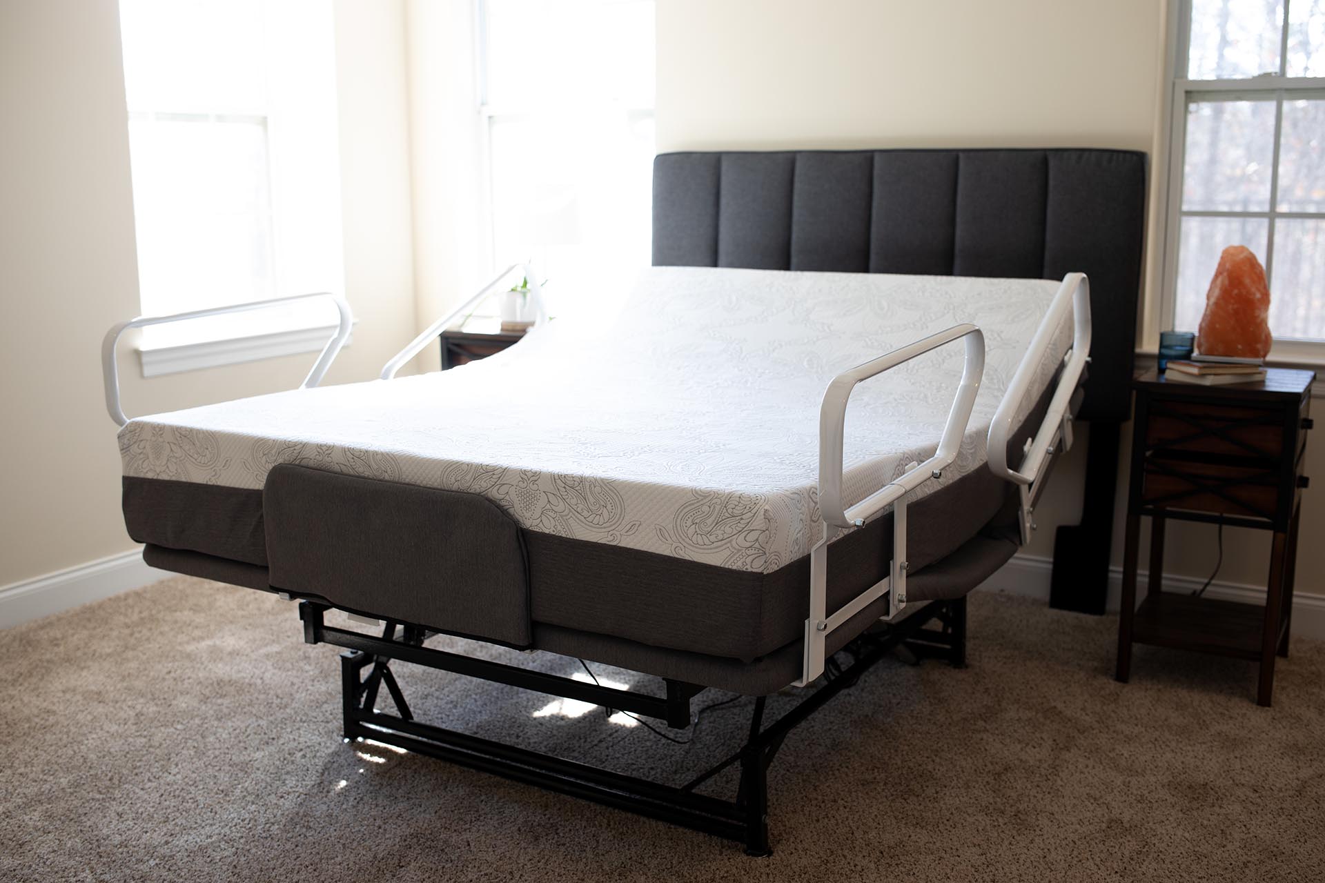 Irvine 3 motor fully electric high low flexabed electric adjustable hospital bed