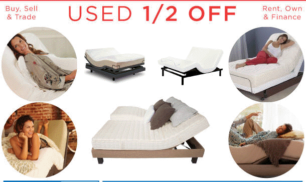 Irvine USED adjustable beds cheap discount electric affordable motorized frame cost sale price power base